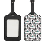 Illuminati Pattern Print Luggage Tag