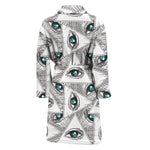 Illuminati Pattern Print Men's Bathrobe