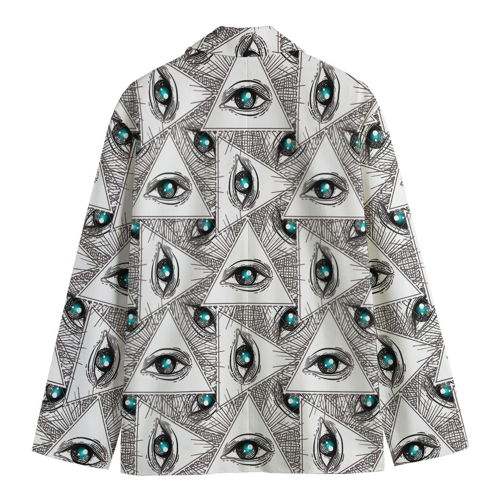 Illuminati Pattern Print Men's Blazer