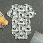 Illuminati Pattern Print Men's Bodysuit
