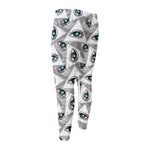 Illuminati Pattern Print Men's Compression Pants