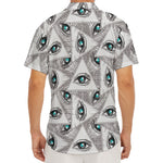 Illuminati Pattern Print Men's Deep V-Neck Shirt