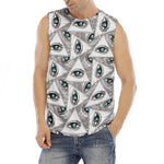 Illuminati Pattern Print Men's Fitness Tank Top