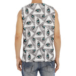 Illuminati Pattern Print Men's Fitness Tank Top