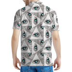 Illuminati Pattern Print Men's Polo Shirt