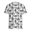Illuminati Pattern Print Men's Athletic T-Shirt