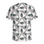 Illuminati Pattern Print Men's Sports T-Shirt
