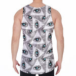 Illuminati Pattern Print Men's Velvet Tank Top