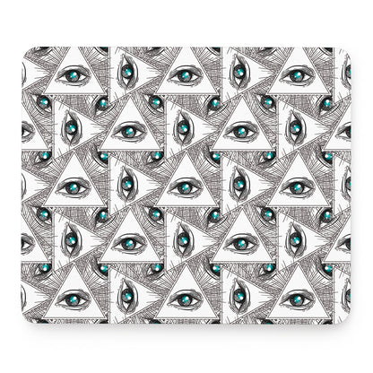 Illuminati Pattern Print Mouse Pad