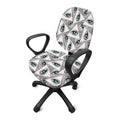 Illuminati Pattern Print Office Chair Cover