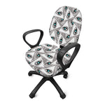 Illuminati Pattern Print Office Chair Cover