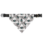 Illuminati Pattern Print Over The Collar Dog Bandana