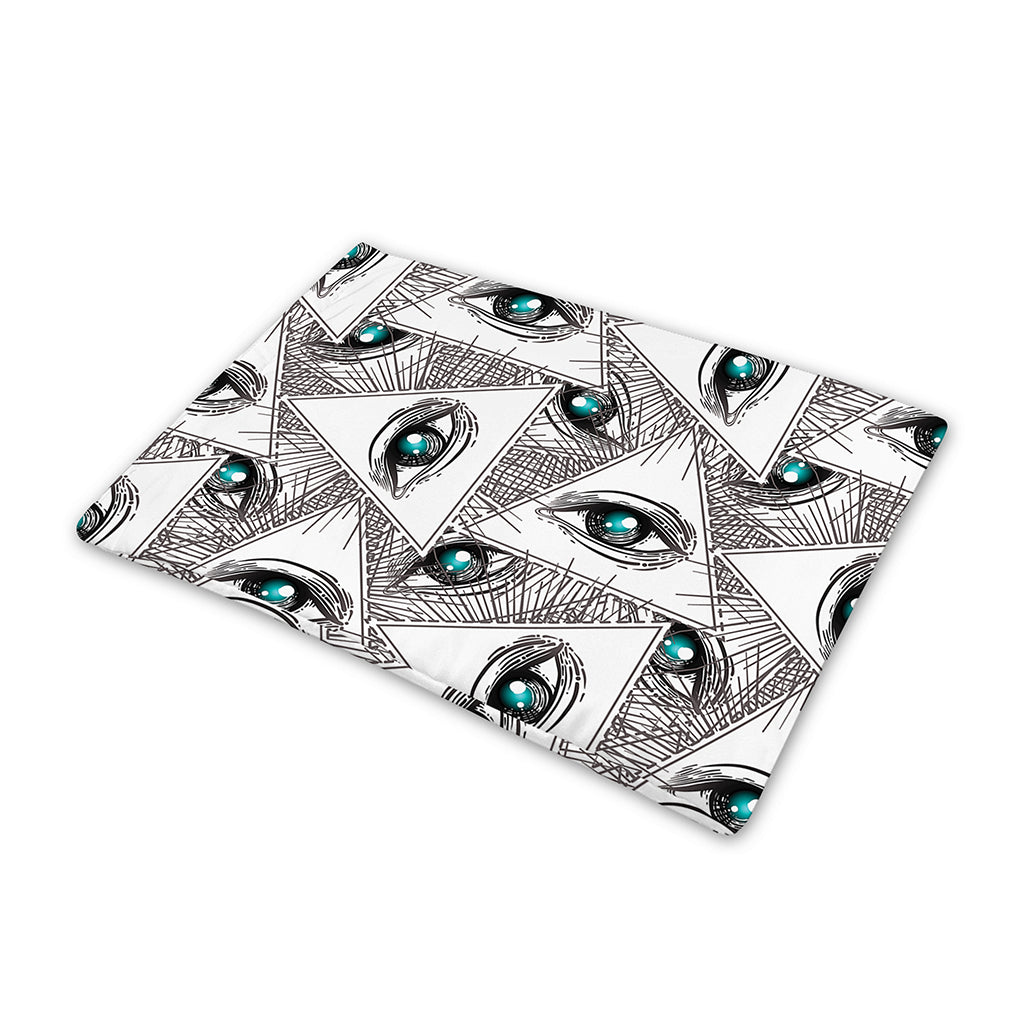 Illuminati Pattern Print Pet Cooling Mat Cover