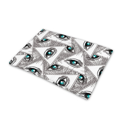 Illuminati Pattern Print Pet Cooling Mat Cover