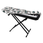 Illuminati Pattern Print Piano Keyboard Cover