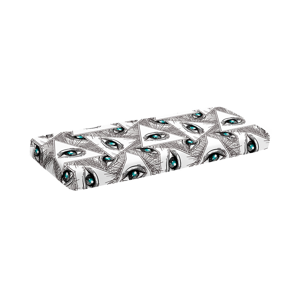 Illuminati Pattern Print Piano Keyboard Cover