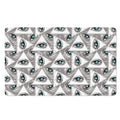 Illuminati Pattern Print Polyester Doormat