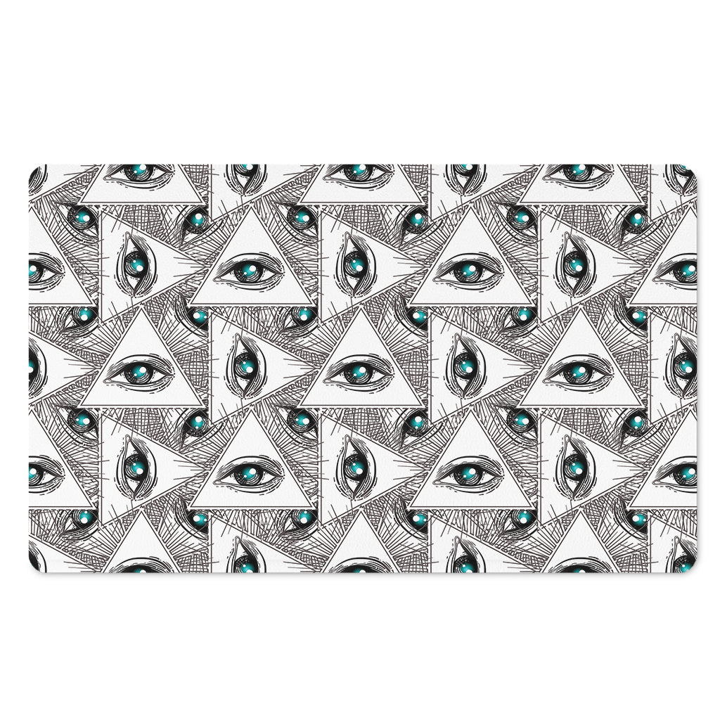 Illuminati Pattern Print Polyester Doormat