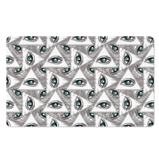Illuminati Pattern Print Polyester Doormat