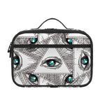 Illuminati Pattern Print Portable Lunch Bag