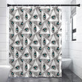 Illuminati Pattern Print Premium Shower Curtain