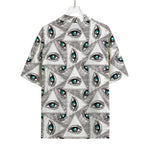 Illuminati Pattern Print Rayon Hawaiian Shirt