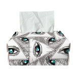 Illuminati Pattern Print Rectangle Tissue Box Cover
