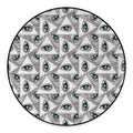 Illuminati Pattern Print Round Floor Mat