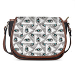 Illuminati Pattern Print Saddle Bag