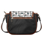 Illuminati Pattern Print Saddle Bag