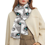 Illuminati Pattern Print Scarf