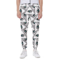Illuminati Pattern Print Joggers