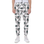 Illuminati Pattern Print Scuba Joggers