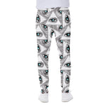 Illuminati Pattern Print Scuba Joggers