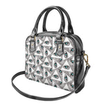 Illuminati Pattern Print Shoulder Handbag