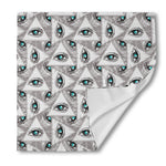 Illuminati Pattern Print Silk Bandana