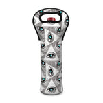 Illuminati Pattern Print Single Neoprene Wine Tote