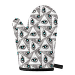 Illuminati Pattern Print Single Oven Mitt