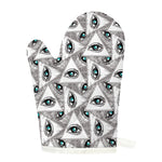 Illuminati Pattern Print Single Oven Mitt