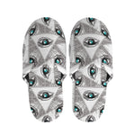 Illuminati Pattern Print Slippers