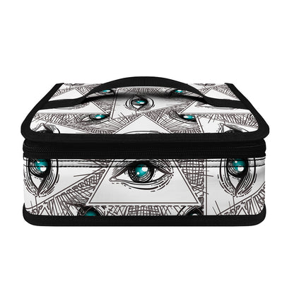 Illuminati Pattern Print Small Lunch Bag