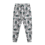 Illuminati Pattern Print Sweatpants