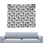 Illuminati Pattern Print Tapestry