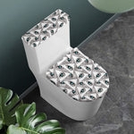 Illuminati Pattern Print Toilet Lid And Tank Cover Set