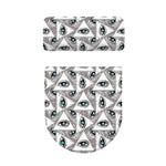 Illuminati Pattern Print Toilet Lid And Tank Cover Set