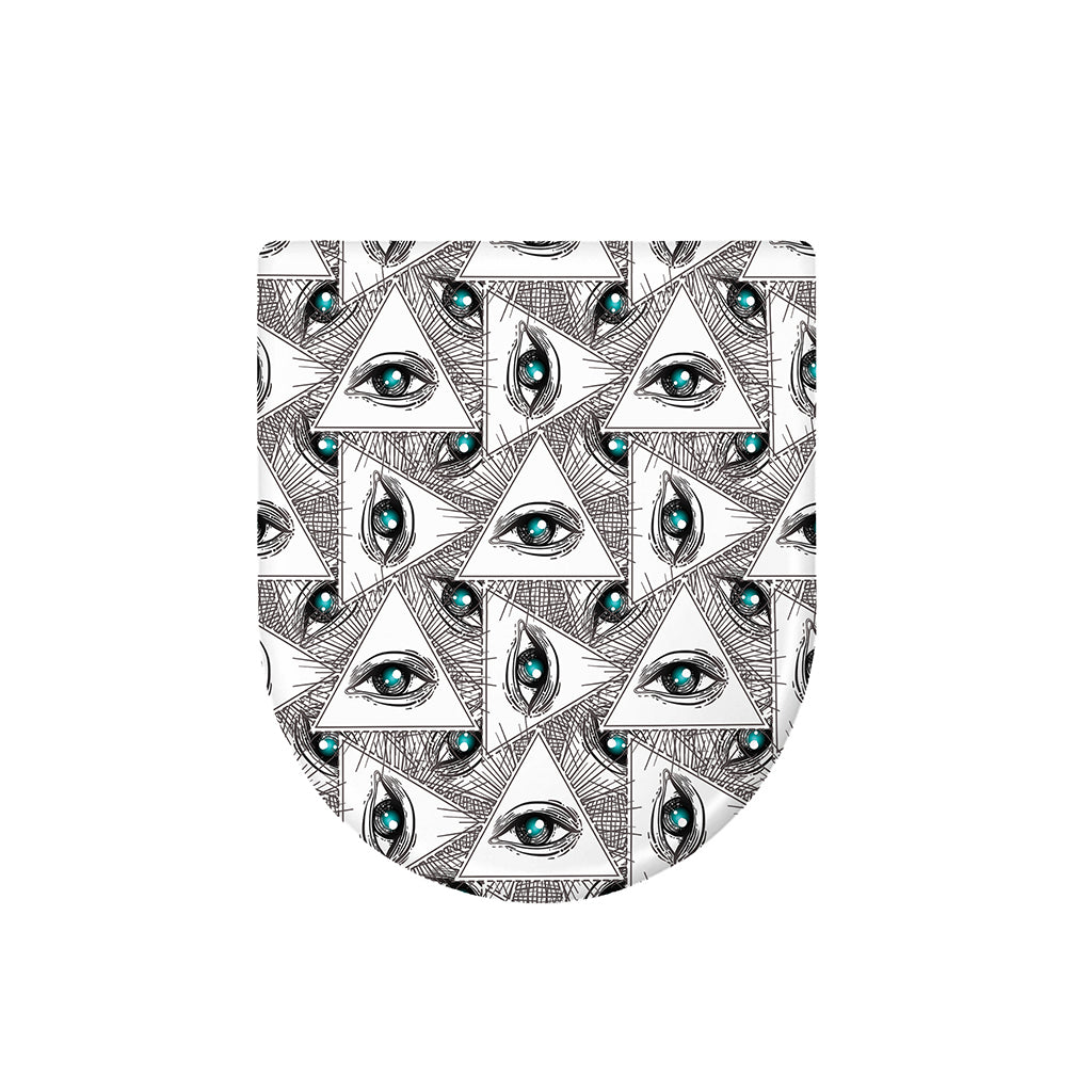 Illuminati Pattern Print Toilet Lid Cover