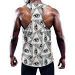 Illuminati Pattern Print Training Tank Top
