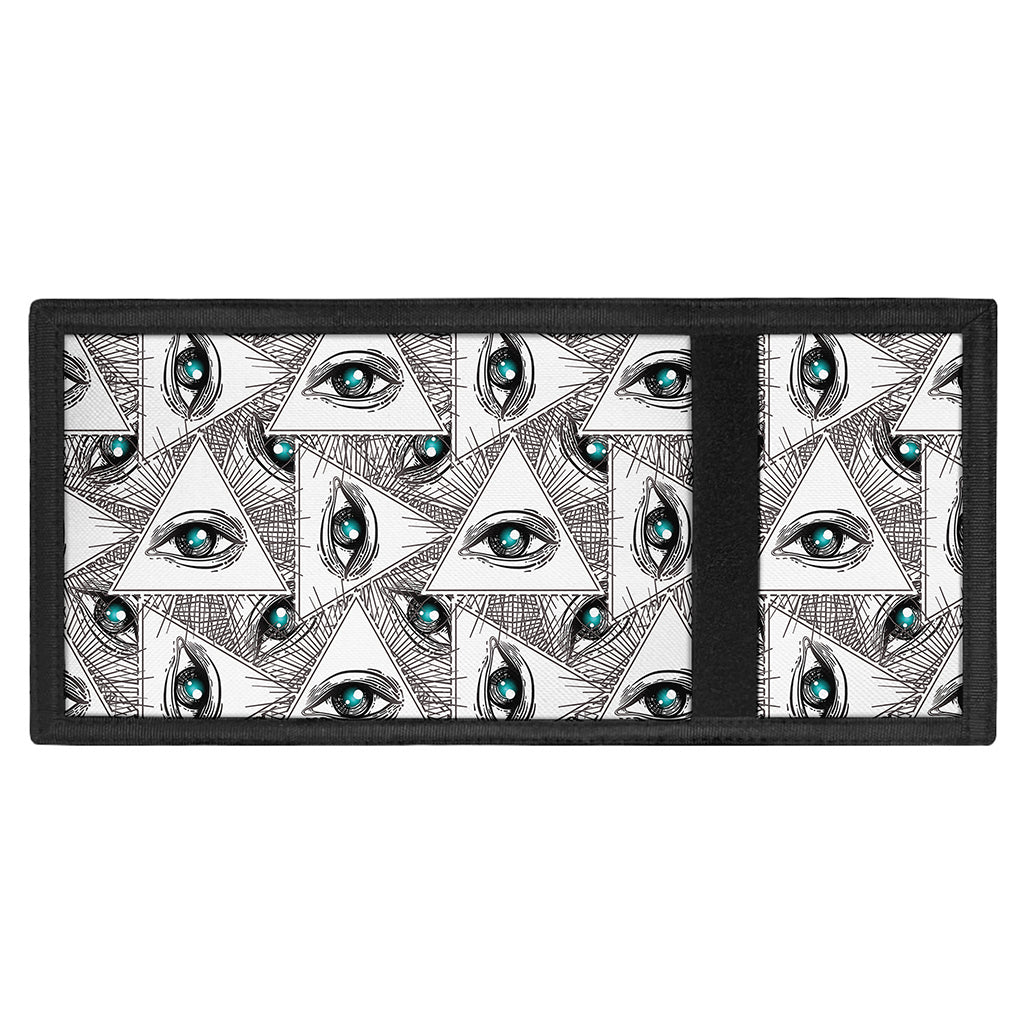 Illuminati Pattern Print Trifold Wallet