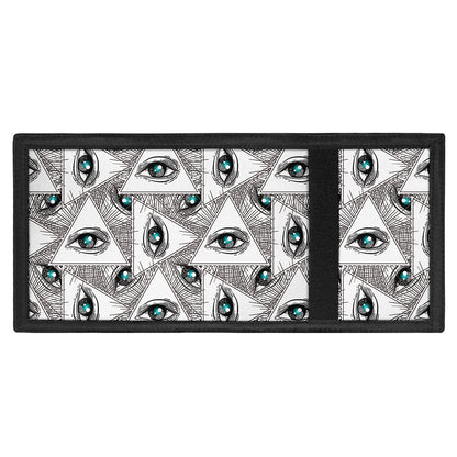 Illuminati Pattern Print Trifold Wallet