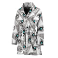 Illuminati Pattern Print Women's Bathrobe